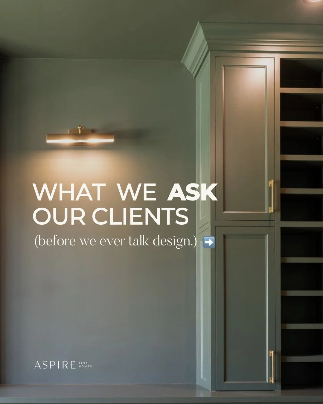 Before we ever talk finishes or floor plans, we start with questions.

How you host.
What frustrates you about your current home.
What your life looks like now, and what it might look like years from now.

Because good design isn&rsquo;t about trends