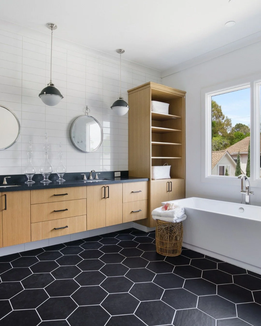 Mornings start here. Evenings end here. This primary bath was designed to support both, with a layout that flows easily, materials that age well, and details that feel calm instead of busy. A space built for real routines, not just reveal photos.
.
.