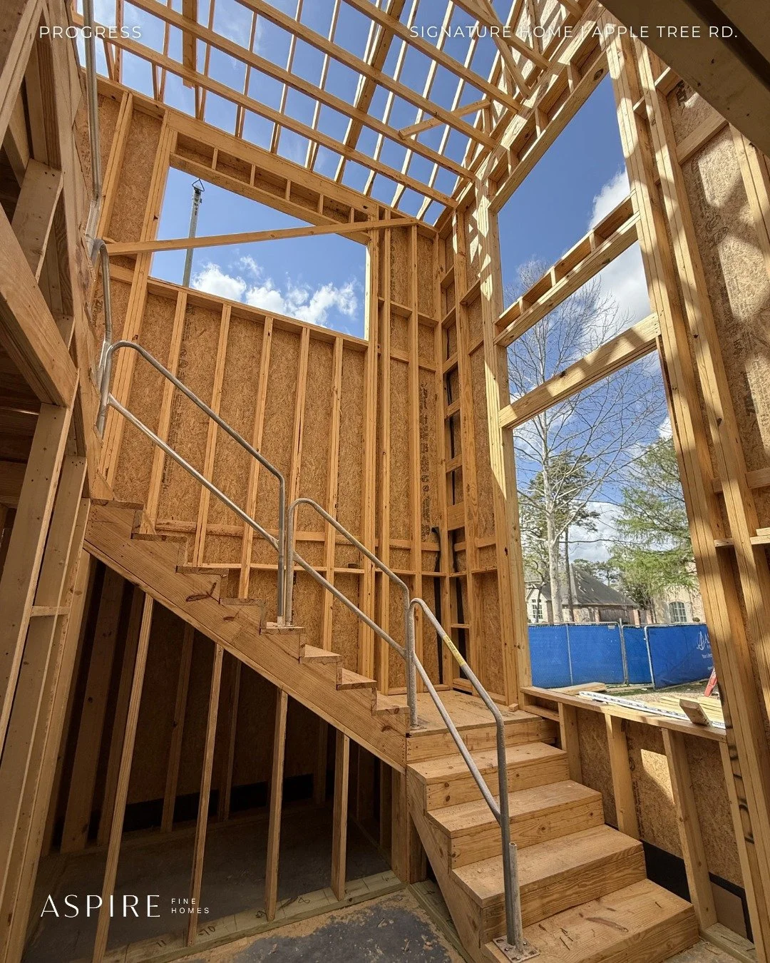 Progress is underway at our Signature Home on Apple Tree Rd in Memorial West.

Each phase brings the vision a little closer to reality as the structure takes shape and the layout starts to feel like a home. It&rsquo;s always exciting to see the plann