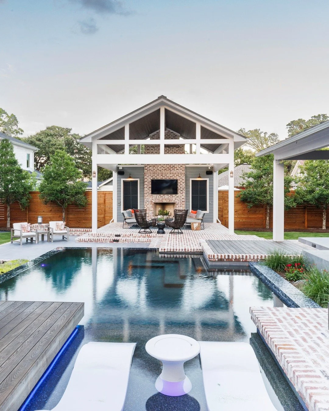 With summer around the corner, outdoor spaces like this start to take center stage.

A pool, a place to gather, and a home designed for everyday living. These are the details that make a difference long after the build is complete.

If you&rsquo;ve b