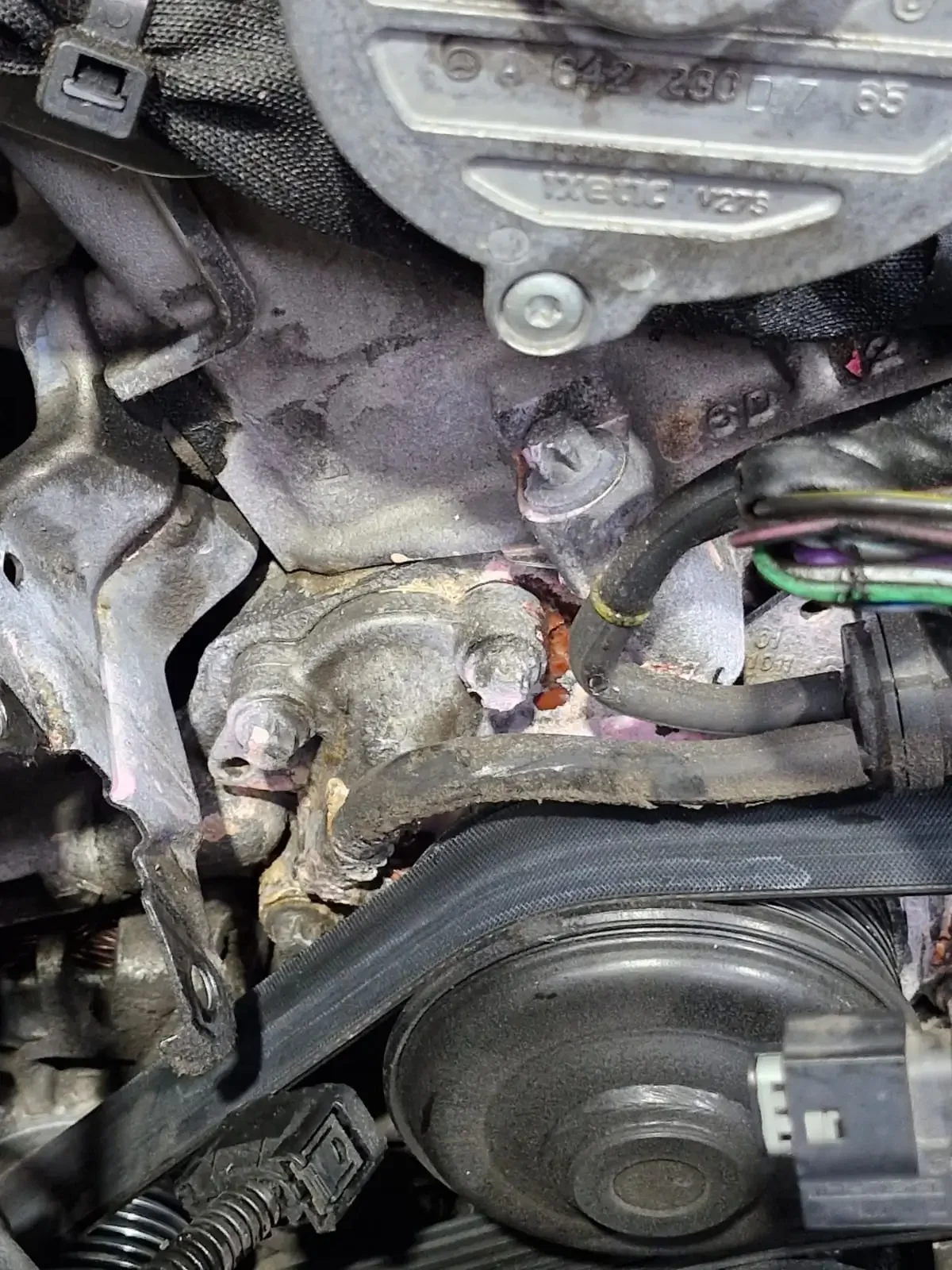Mercedes Benz GL350 Water Pump Replacement 03.webp