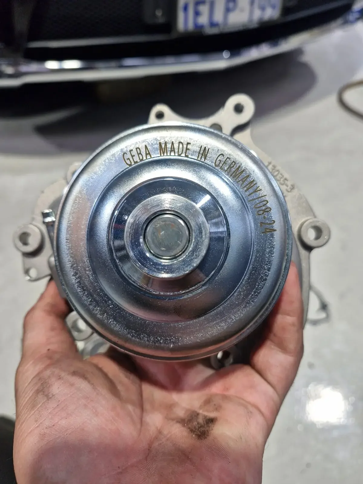 Mercedes Benz GL350 Water Pump Replacement 11.webp