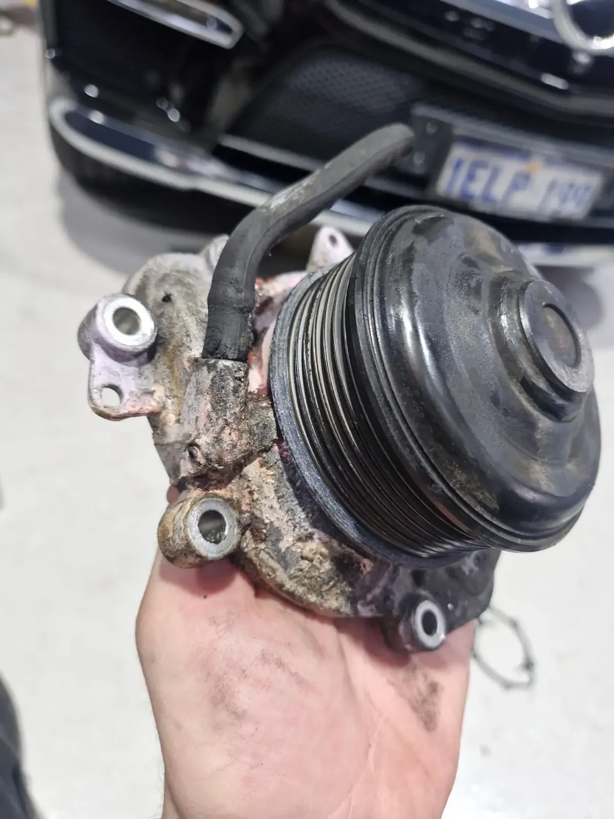 Mercedes Benz GL350 Water Pump Replacement 12.webp