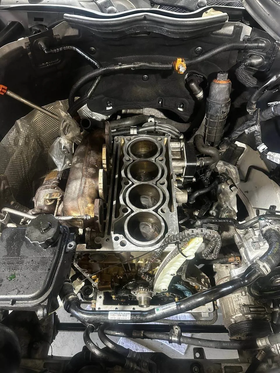 Mercedes W204 Head Gasket and Timing Chain Repair