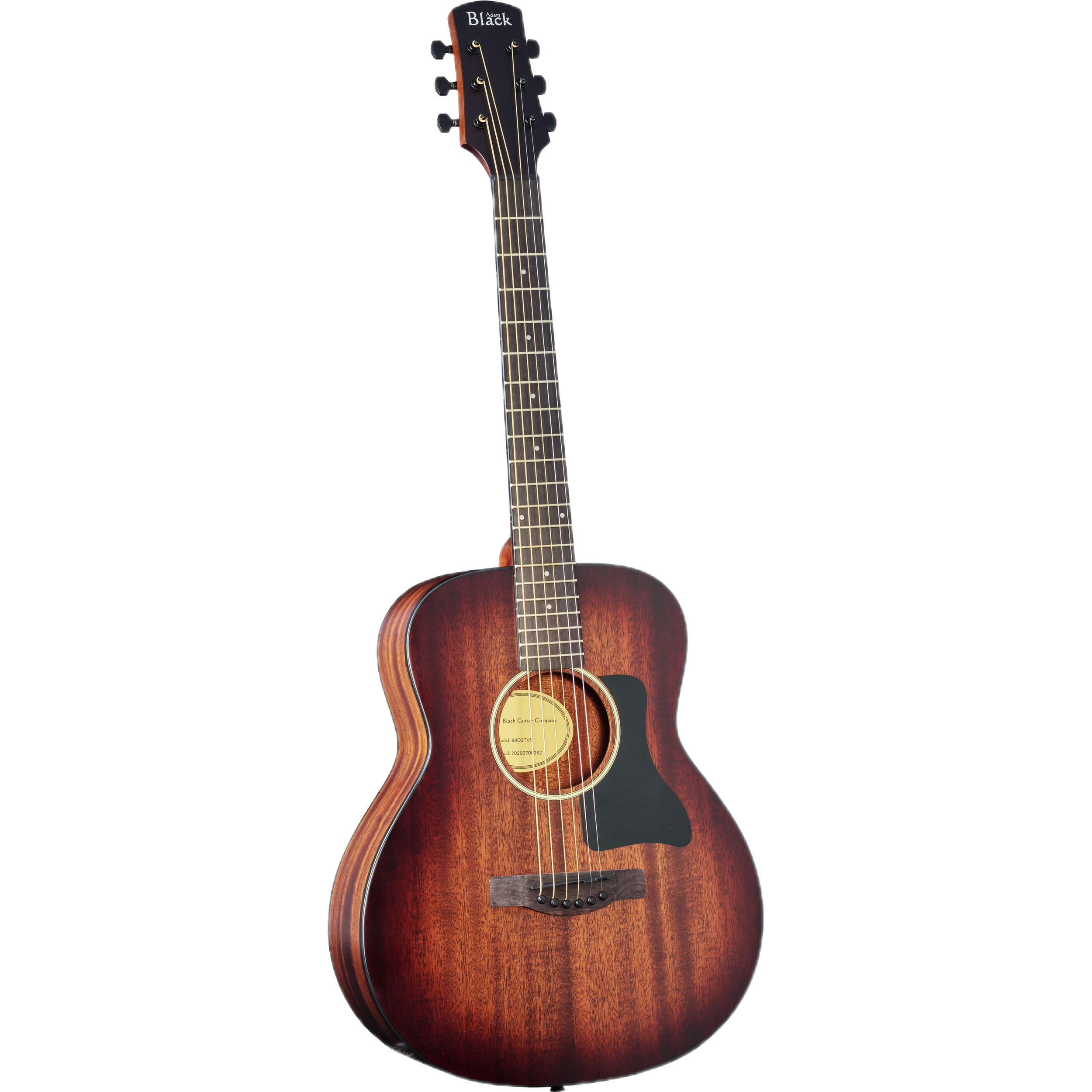 Adam Black O-2T Travel Acoustic with Gigbag - Vintage Sunburst