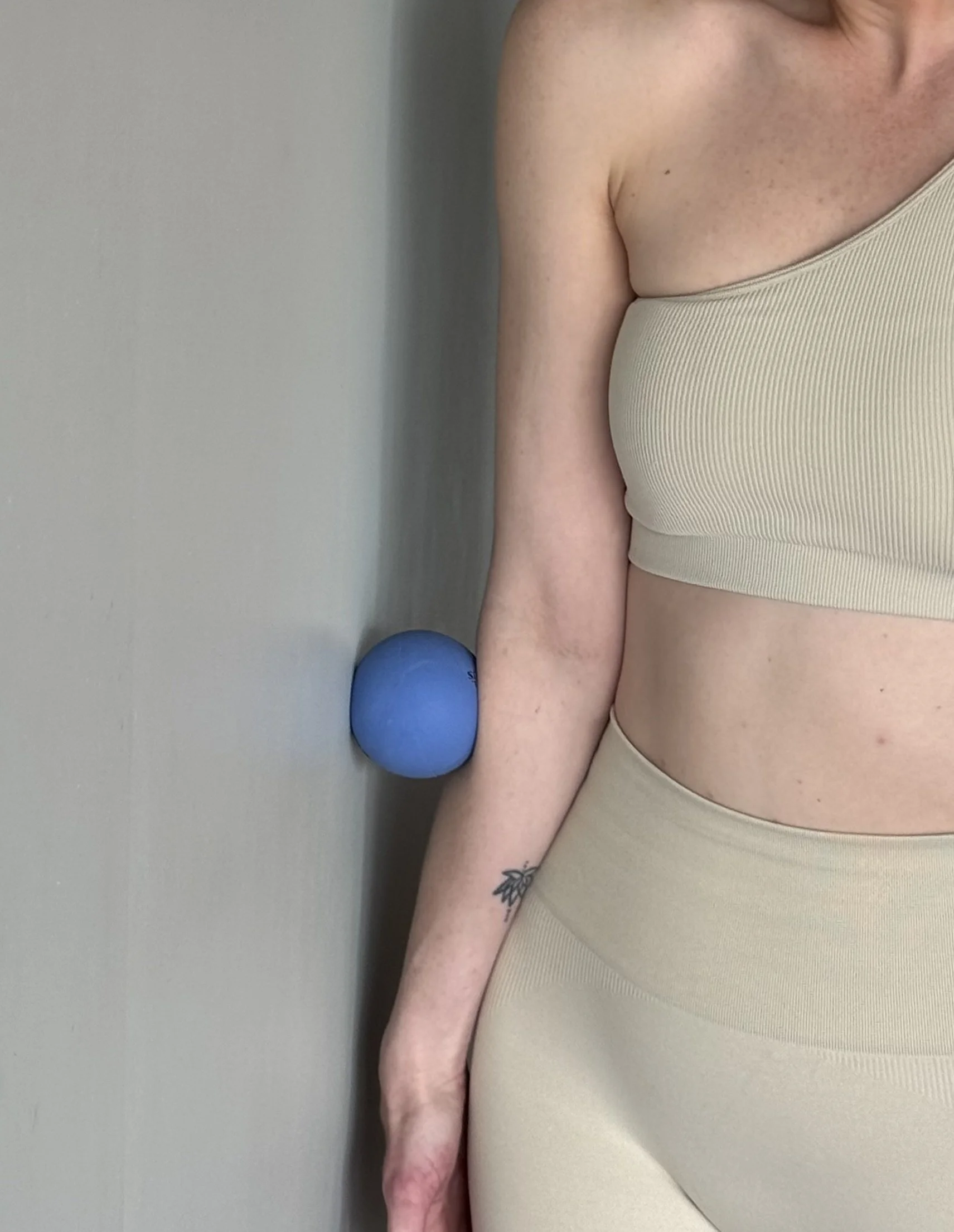 Elbow extensor release - helps tennis elbow & carpel tunnel