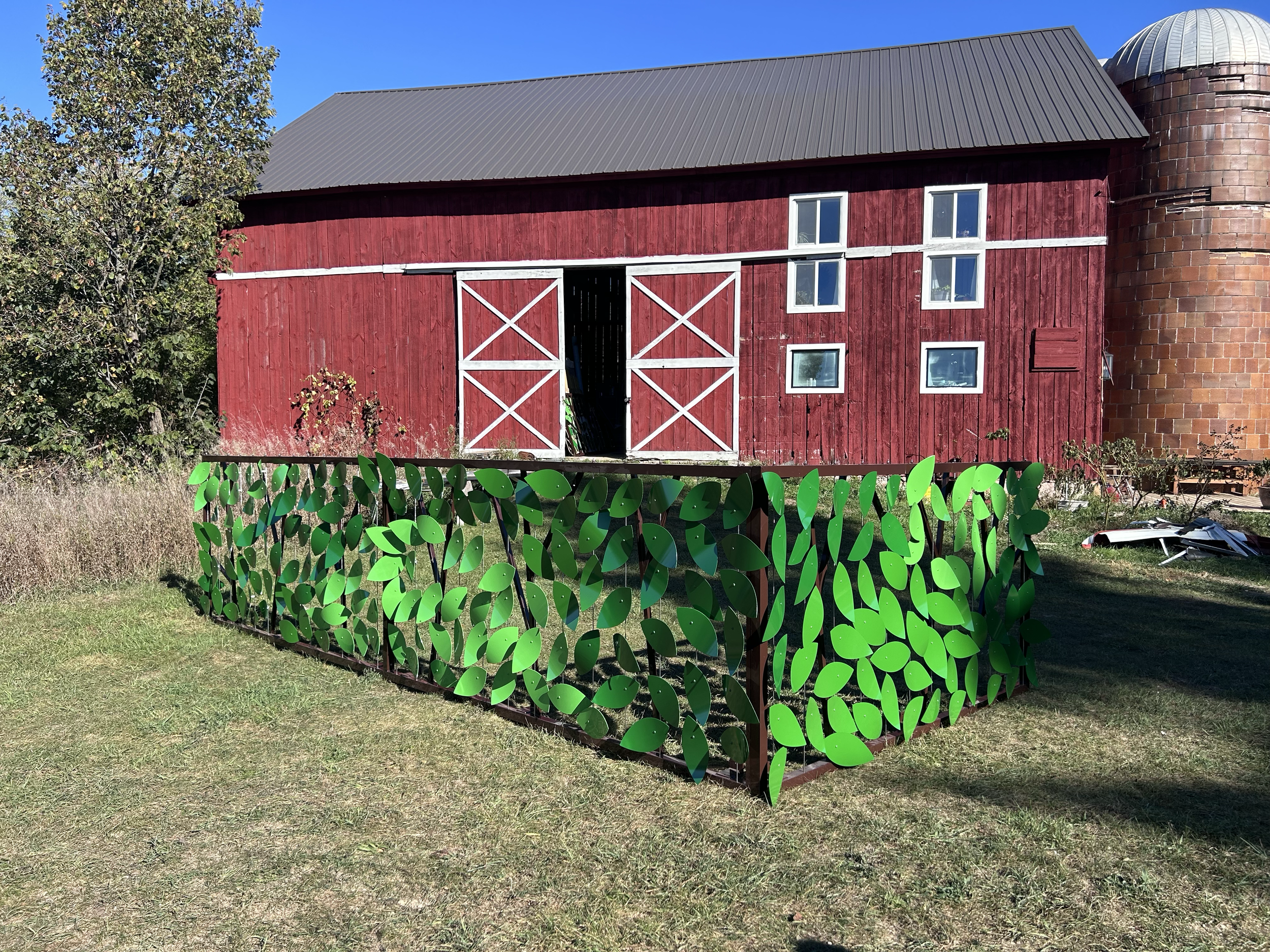 Testing movement and noise in the wind.