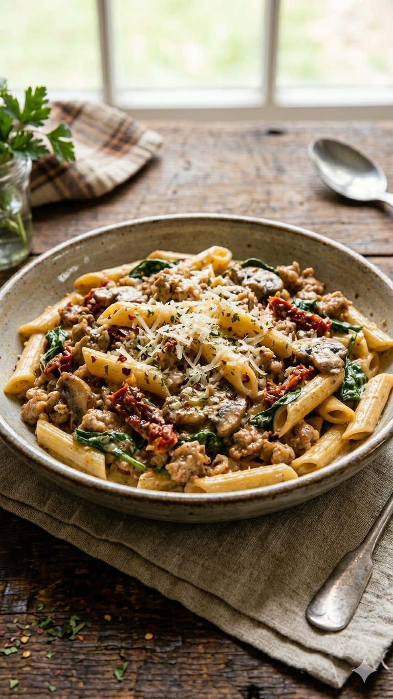 Sun-Dried Tomato Pasta