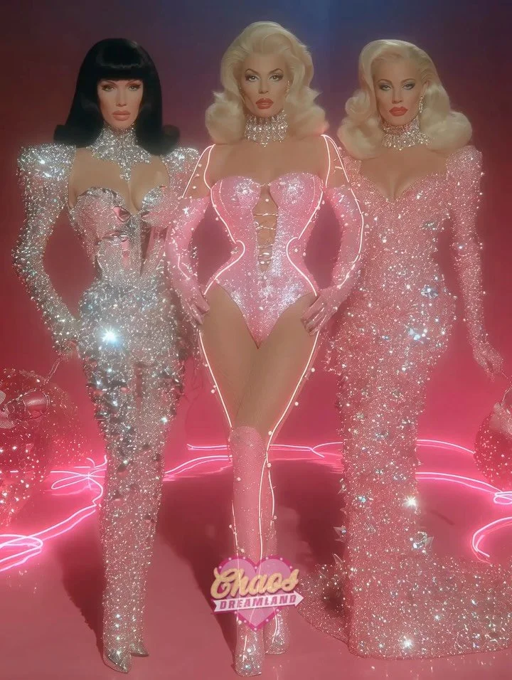 💖🪽Fashion but make it Christmas 🎄 

💻AI images &amp; video by @chaosdreamland 

#catwalk #christmas #chaosdreamland