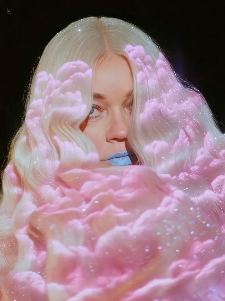 Transform✨

💻Created by ChaosDreamland 💘

Made using @dreamina_ai 

[Keywords : ai artist, space age aesthetic, kitsch art, generative artist, vfx artist, retro kitsch, image generation, contemporary art, futurism, fantasy art, hair, hairdressers, 