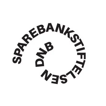 Text in a circular arrangement reading "SPAREBANKSTELLSEN DNB".