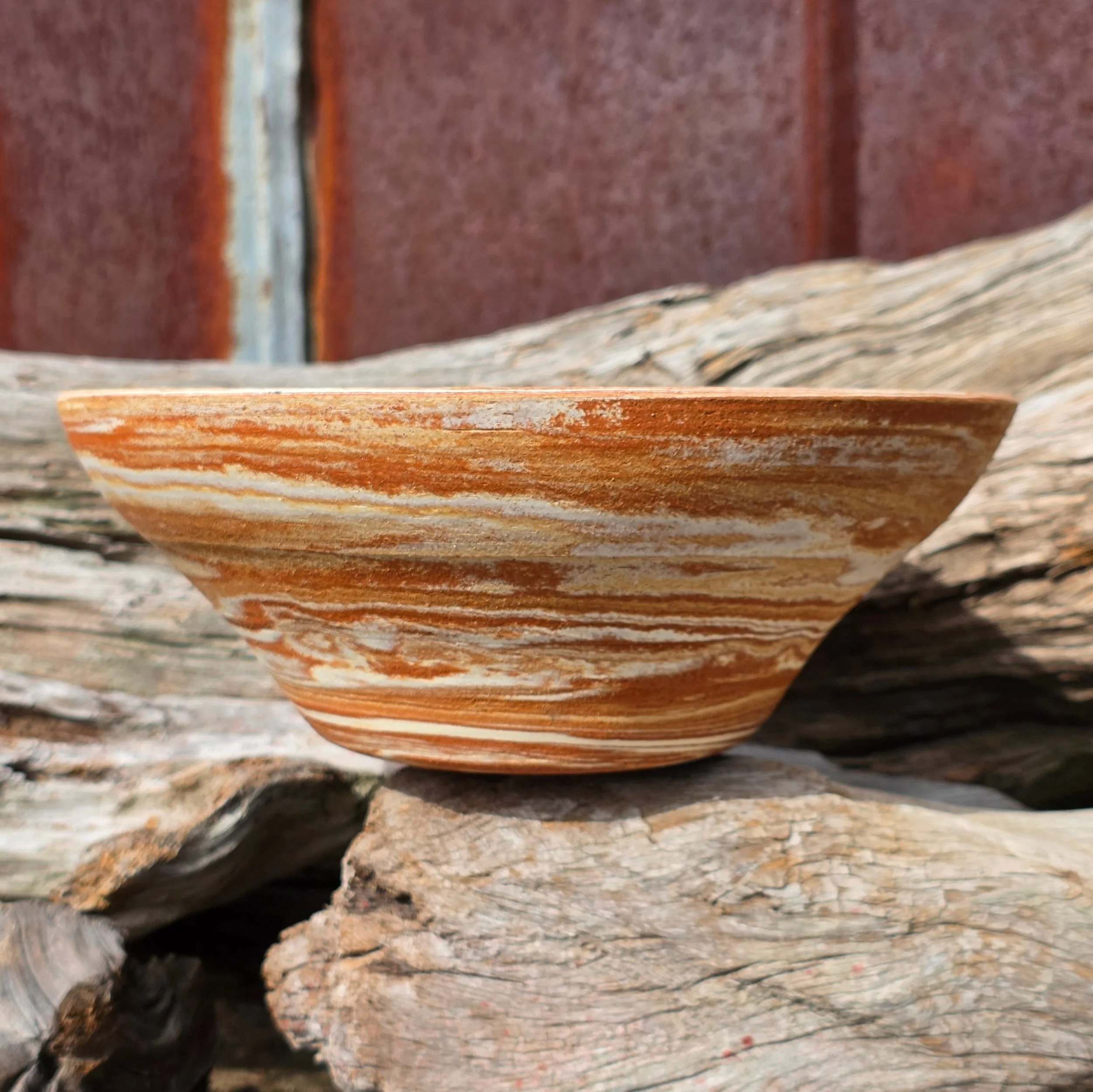 Large Bowl - Mixed Clays