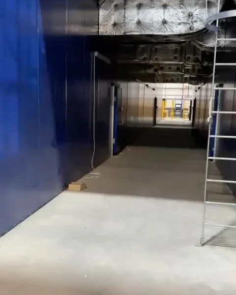 Video is from how previous contractors installed these lights in a walkway between 2 huge commercial ovens which get very toastie! Fittings fixed directly onto the ovens, no supply, switching or emergency lighting 

Our solution, light fittings along