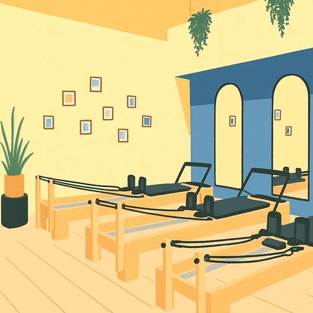 Une p&rsquo;tite visite du studio! Petit studio = petit groupe 🍋 

4 reformers : fun, personnalis&eacute; et bienveillance au r-v!