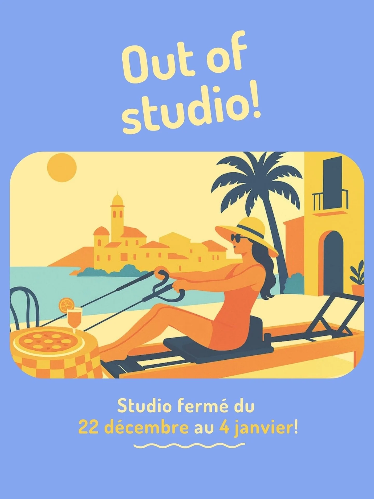 En mode vacances! On se revoit le 5 janvier 🍋 

The studio is closed from December 22 to January 4 🌲