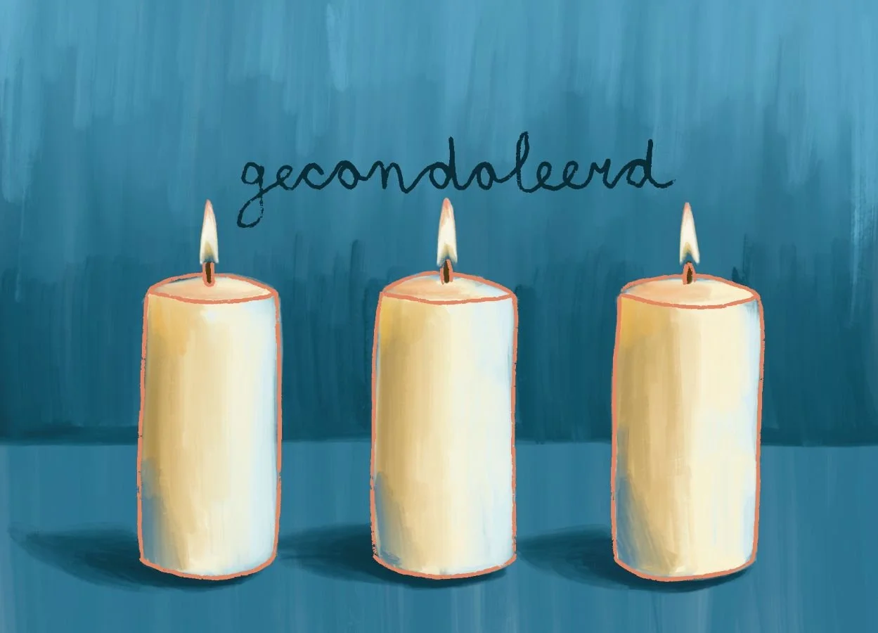 gecondoleerd