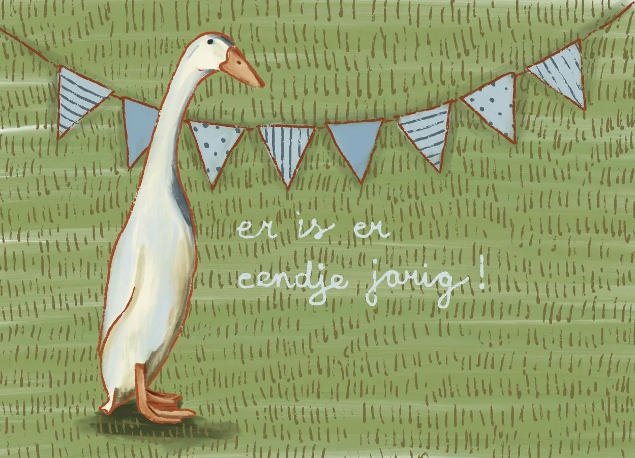 Eendje jarig
