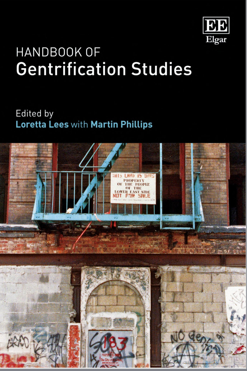 JOURNAL ARTICLE: Fernández Arrigoitia, M. ‘The Gentrification of Public Housing’ (2018) in Lees, L. and Phillips, M. (eds). Handbook of Gentrification Studies, Edward Elgar Publishing: Elgar Original Reference series.