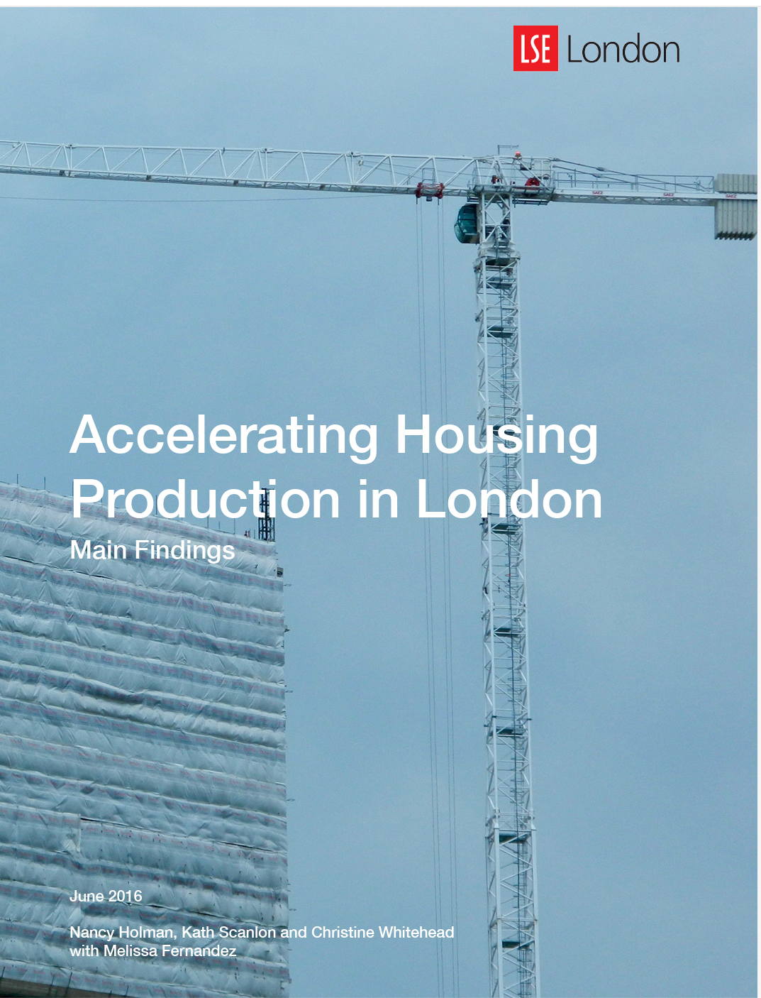 REPORT: Accelerating Housing Production in London (with Holman, N.; Scanlon, K. and Whitehead, C.). Higher Education Innovation Fund, June 2015.