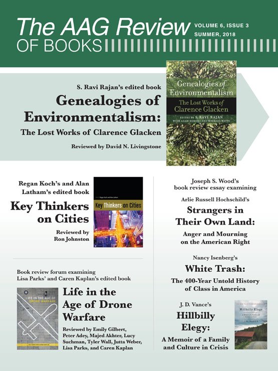 Book review forum: Knuth, S., Newman, K., Stehlin, J., Kamel, N., Fernández Arrigoitia, M., Guimond, C., & Kinder, K. (2018). DIY Detroit: Making Do in a City Without Services. The AAG Review of Books, 6(3), 218–230. 