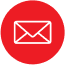 Red circle with white envelope icon inside.