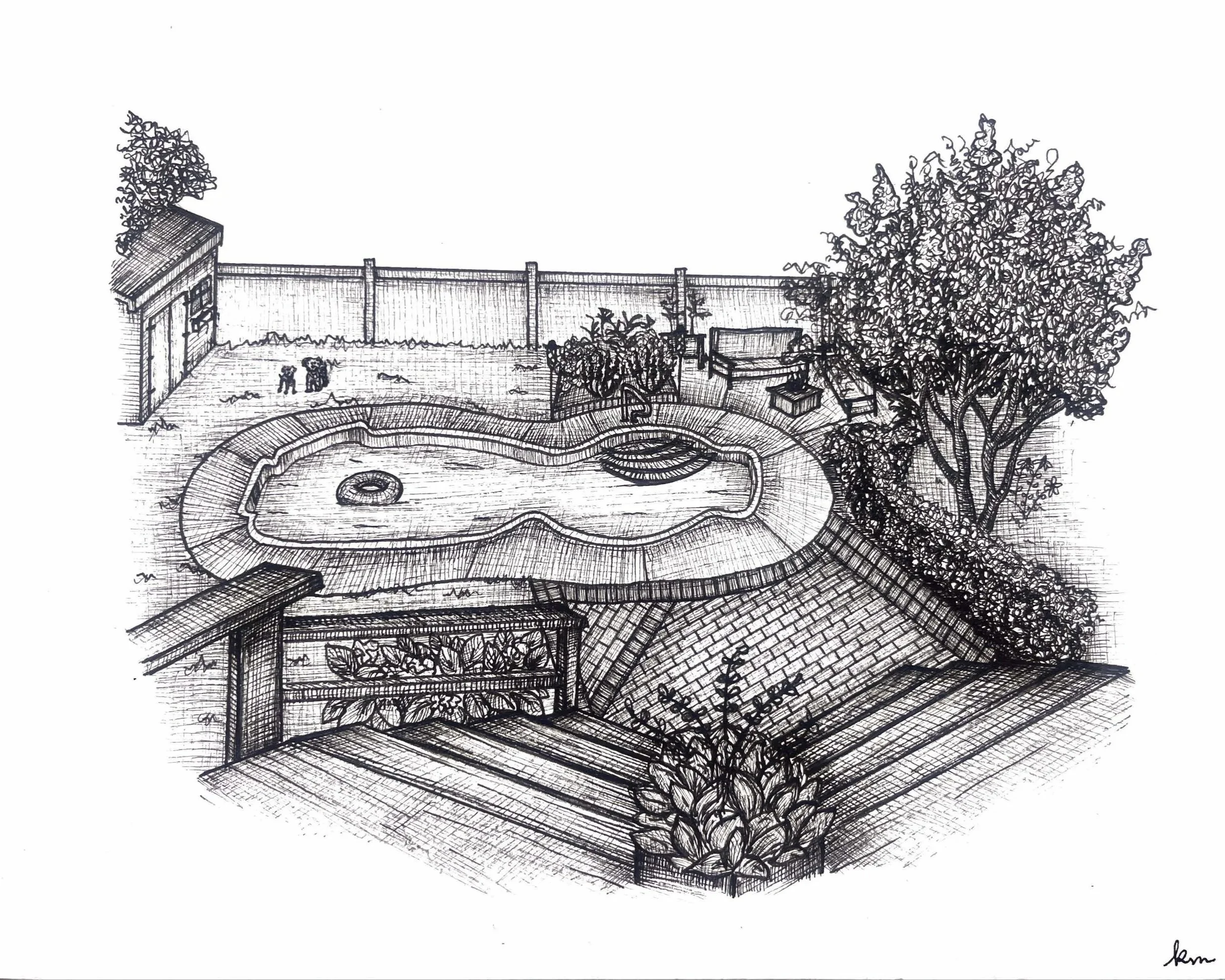 Commission: Pool Party