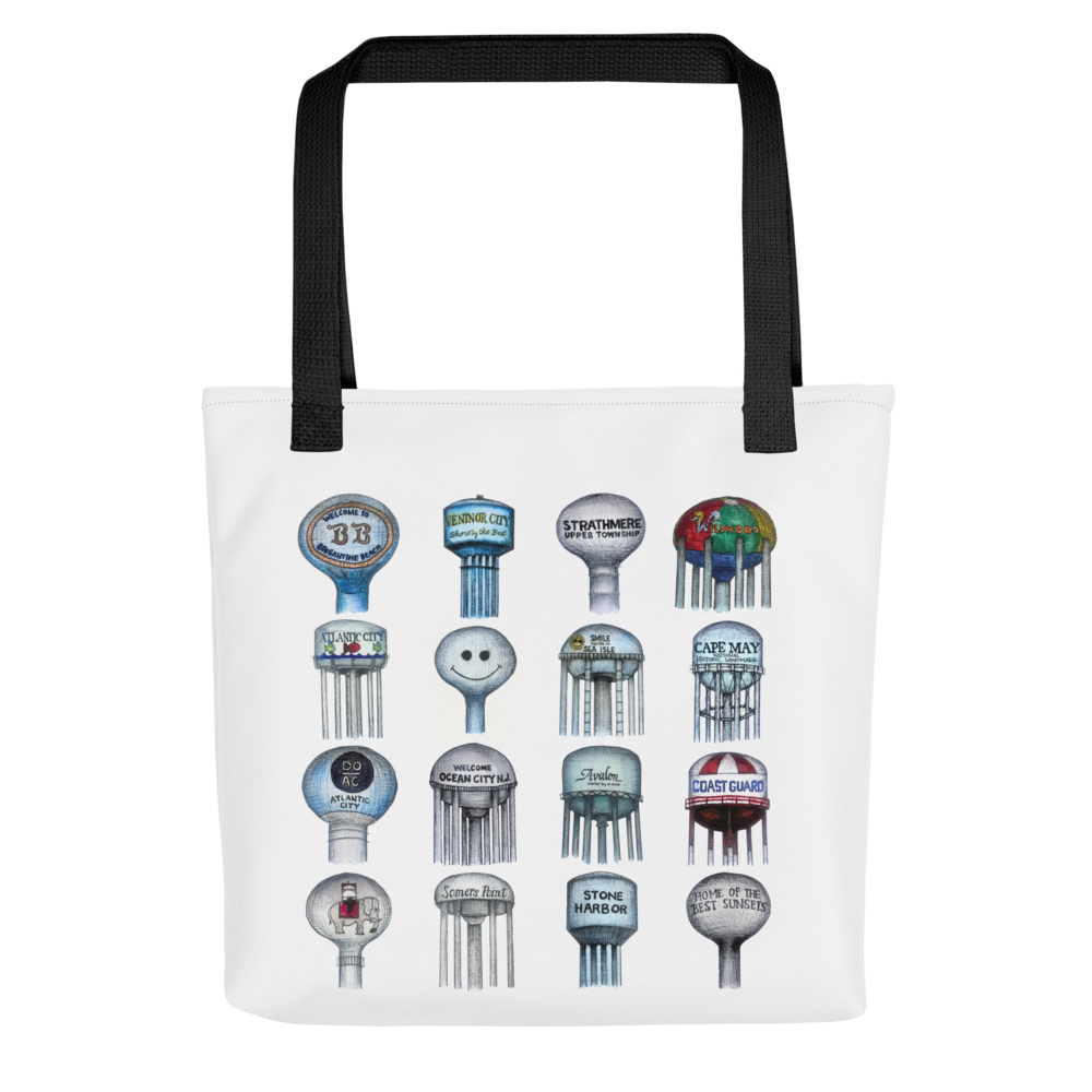 Water Towers Tote Bag