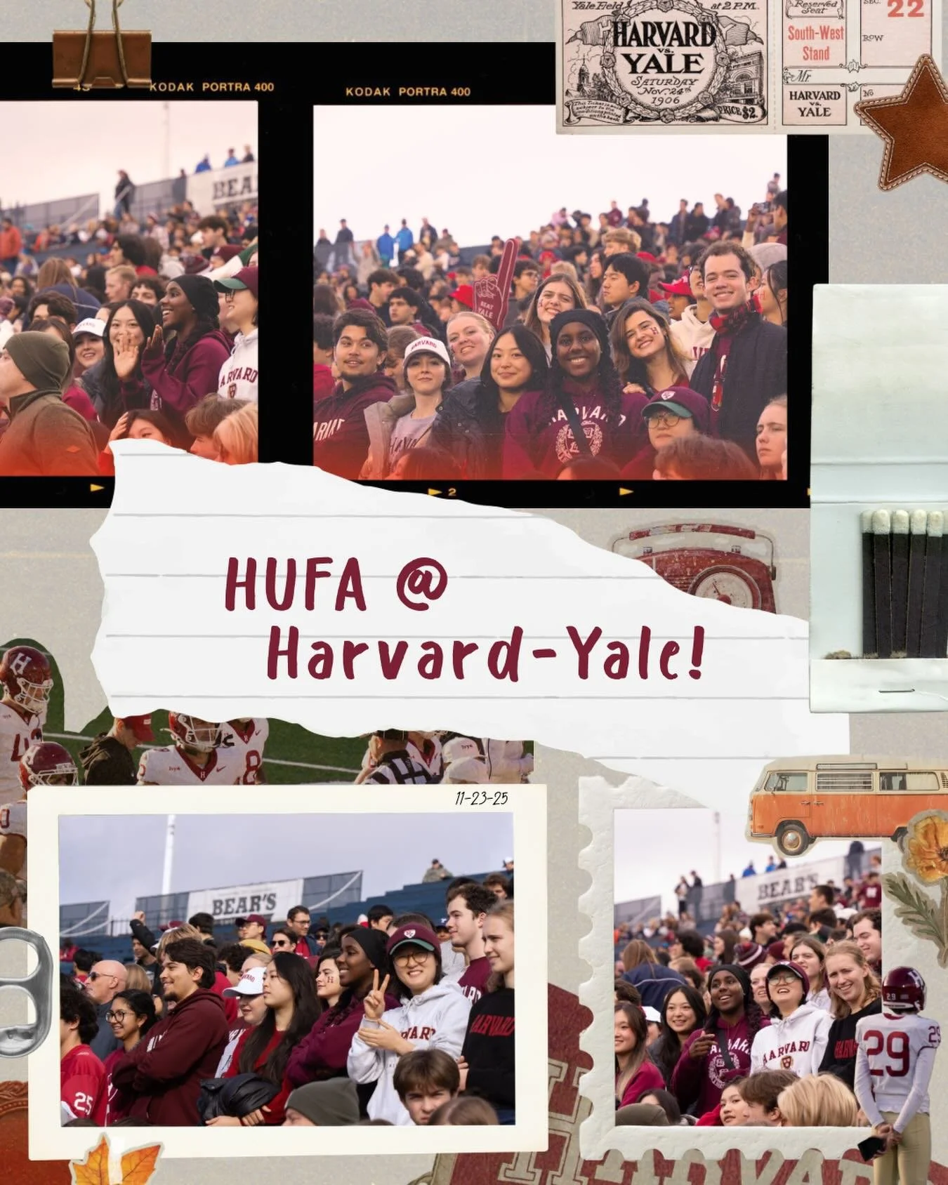happy early thanksgiving following our fun weekend at the Harvard-Yale game! HUFA thanks God EVERY DAY that we get to know and love you all :) we&rsquo;ll see you all next week 🦃🍁