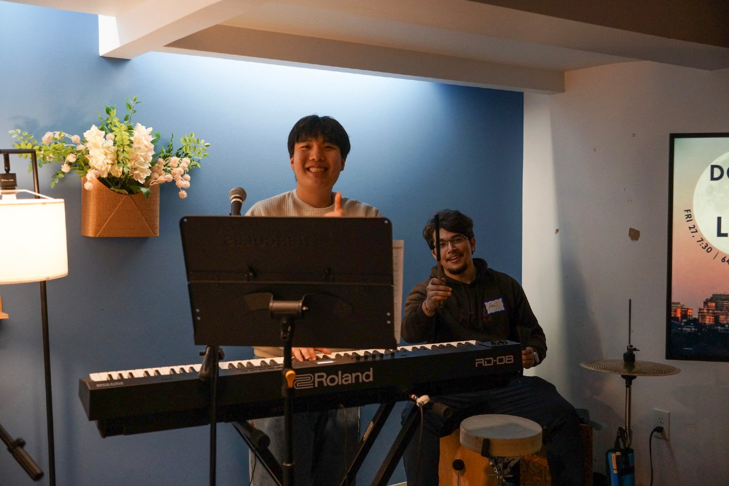 Josh and Raul stepping into worship.

Moments like this reflect the heart of Christian Union Gloria&mdash;students using their gifts to serve, lead, and help cultivate a space where others can encounter God. Worship is more than music; it&rsquo;s a r