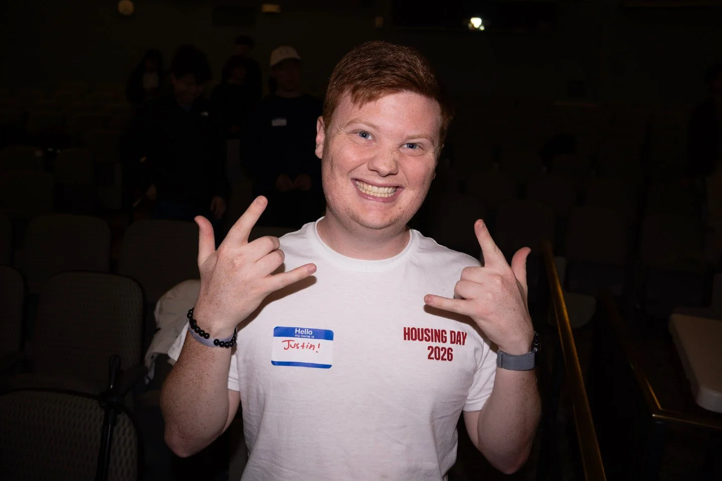 Justin at worship night.

A moment of joy in the presence of God. Worship nights create space for students to seek God, express their faith, and experience genuine community together.

Simple moments like these reflect a deeper reality&mdash;students