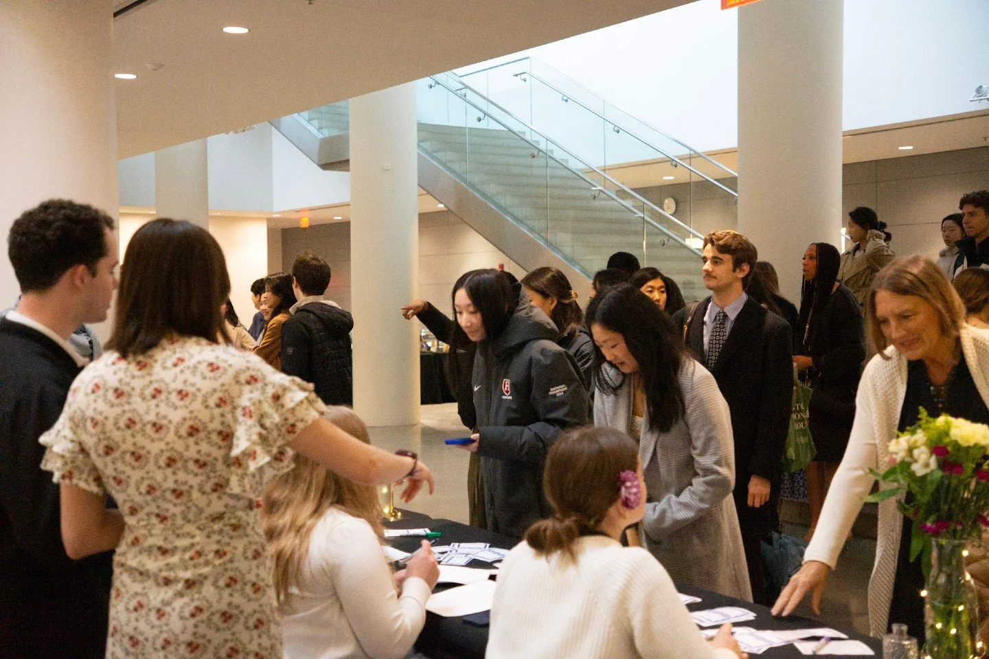 Students signing in for the Easter Feast, stepping into a night centered on community, celebration, and the message of the Gospel. Each moment reflects a growing openness among students to seek God and explore faith in a meaningful way.

At Christian