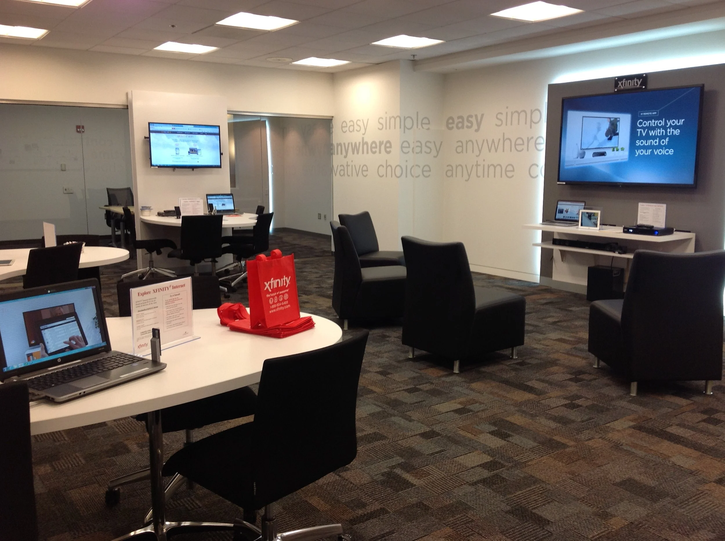 PEC | The Product Experience Centers I built were open, and accessible environments designed to support employees in multiple ways. These centers served as valuable resources for hosting training sessions, facilitating continuous learning, and offeri