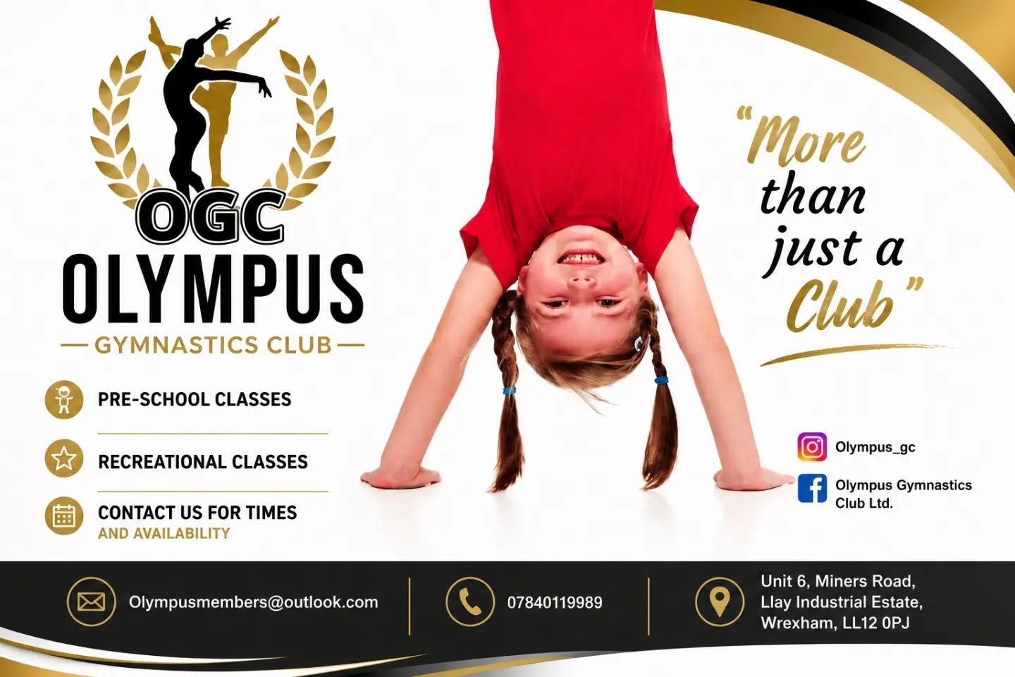 🌟 Ready to flip, swing, bounce &amp; shine? 🌟

At OGC Olympus Gymnastics Club, we&rsquo;re more than just a club &mdash; we&rsquo;re a family that helps children grow in confidence, strength, and skills while having fun every step of the way 🤸✨

W