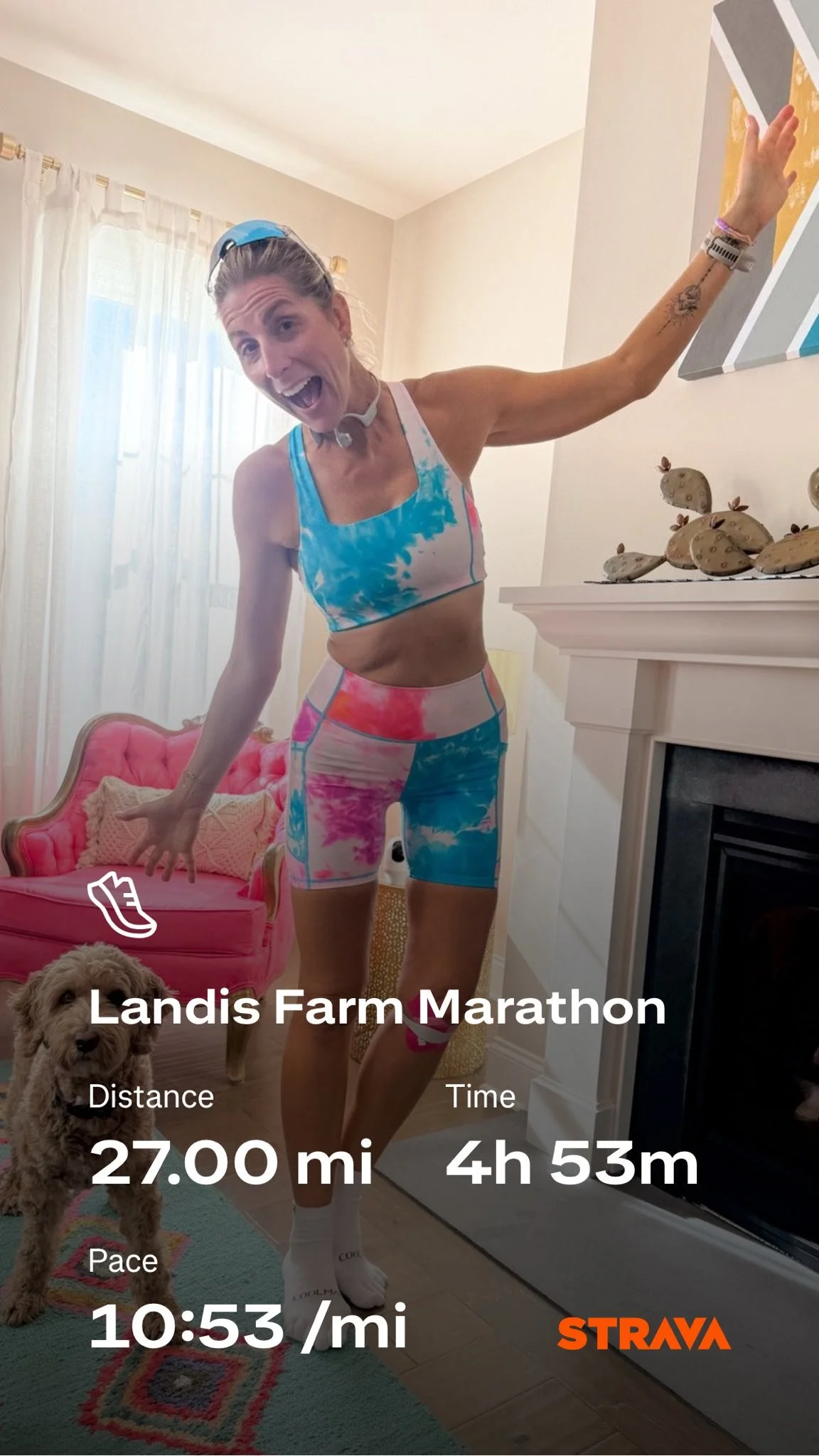 Oops! I might have &ldquo;technically&rdquo; become an ultra marathoner&hellip;kind of. Did my own little race around my neighborhood (6 laps of 4.5 miles). 💕 While it wasn&rsquo;t technically a &ldquo;race&rdquo;, I&rsquo;m still counting it. 

And