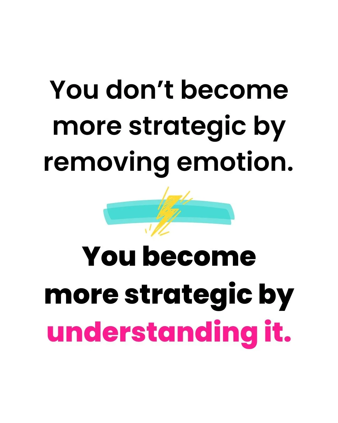 So many people think emotional intelligence means &ldquo;don&rsquo;t let emotions get involved.&rdquo;

But emotions are already involved... ALWAYS.
(It's literally part of your brain &mdash; the amygdala)

In relationships.
In conflict.
In feedback.
