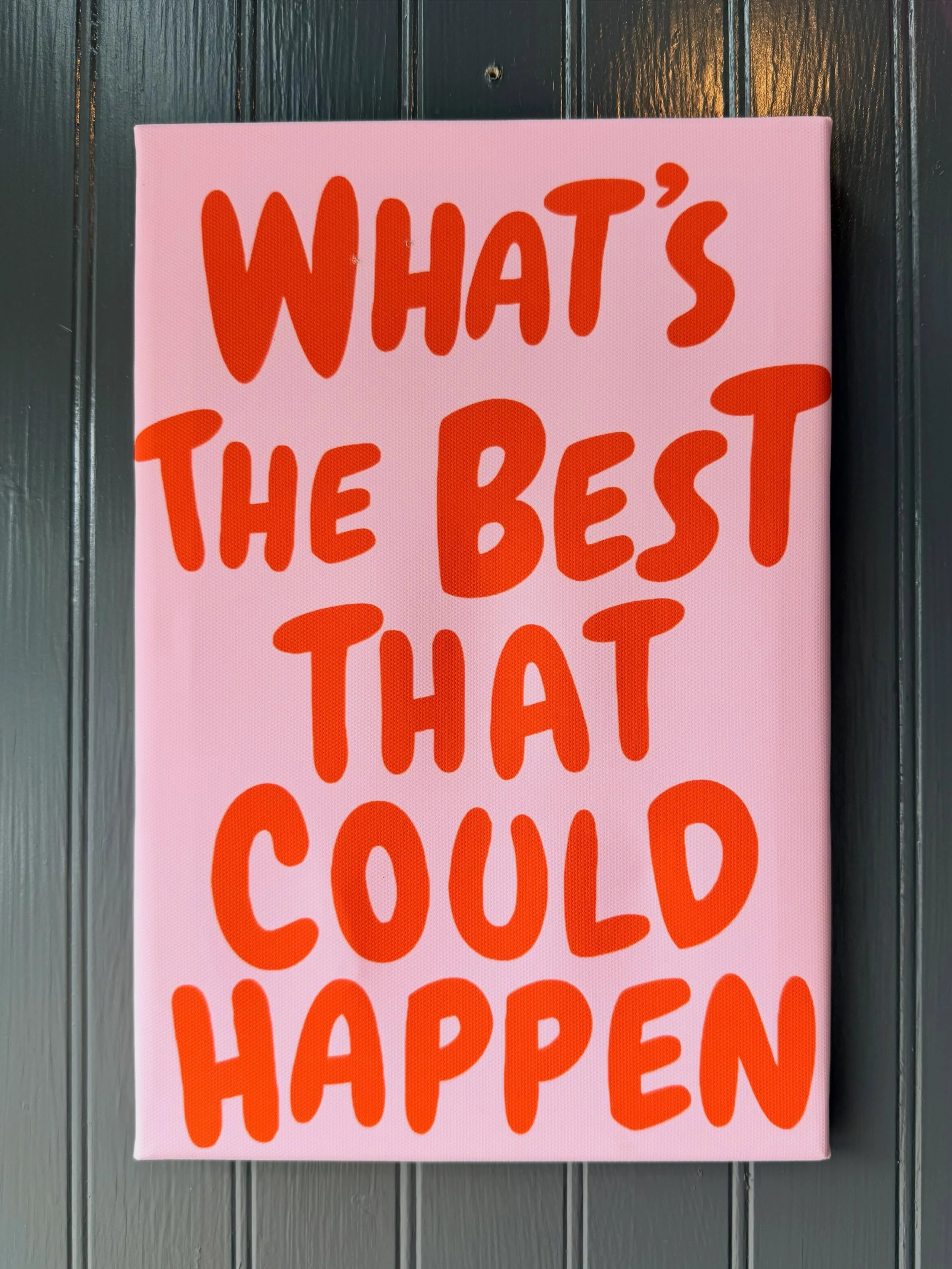 I was having brunch with the hubs at @savoytrufflelanc this past weekend when I noticed a sign on the wall that simply said:

&ldquo;What&rsquo;s the best that could happen?&rdquo;

I haven&rsquo;t stopped thinking about it.

No plan ever unfolds exa