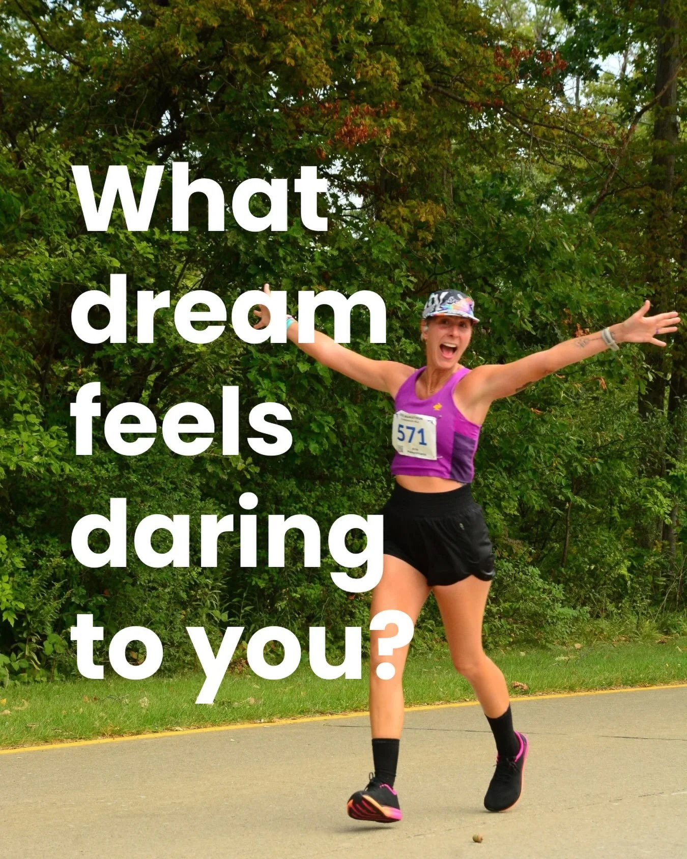 Dare to dream.

And I don&rsquo;t mean daydreaming.

I mean REALLY dream&hellip; and then have the courage to take the leap.

That was the heart of this week&rsquo;s SPARKED THOUGHTS, inspired by marathon #13 and the reminder that doing hard things d