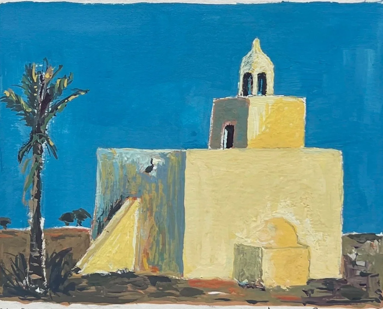 El Ghoula, Djerba | Gouache | 27x27cm |  framed | £200