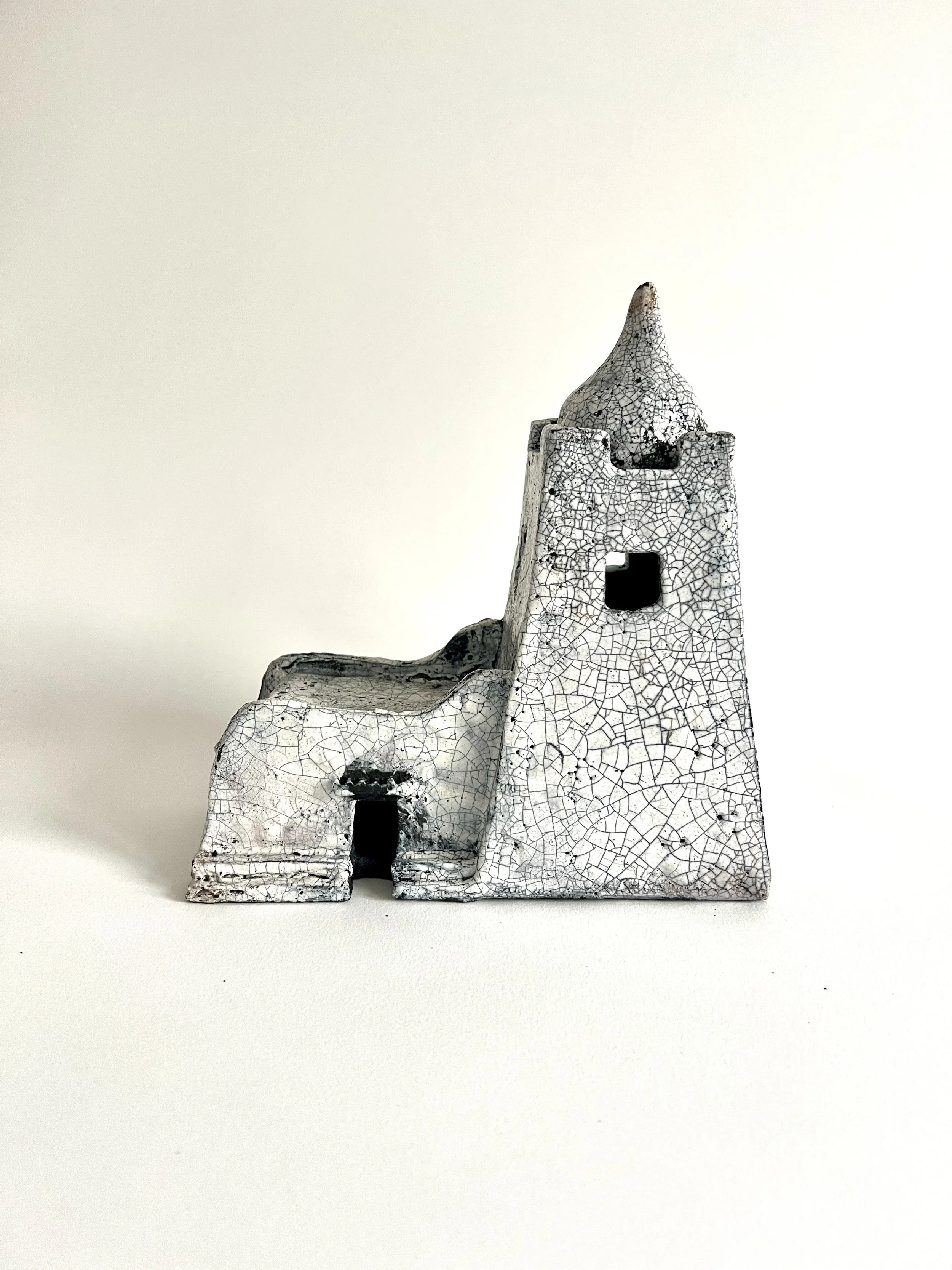 Mosque | Slab built | Raku | 9x20x21cm | £200