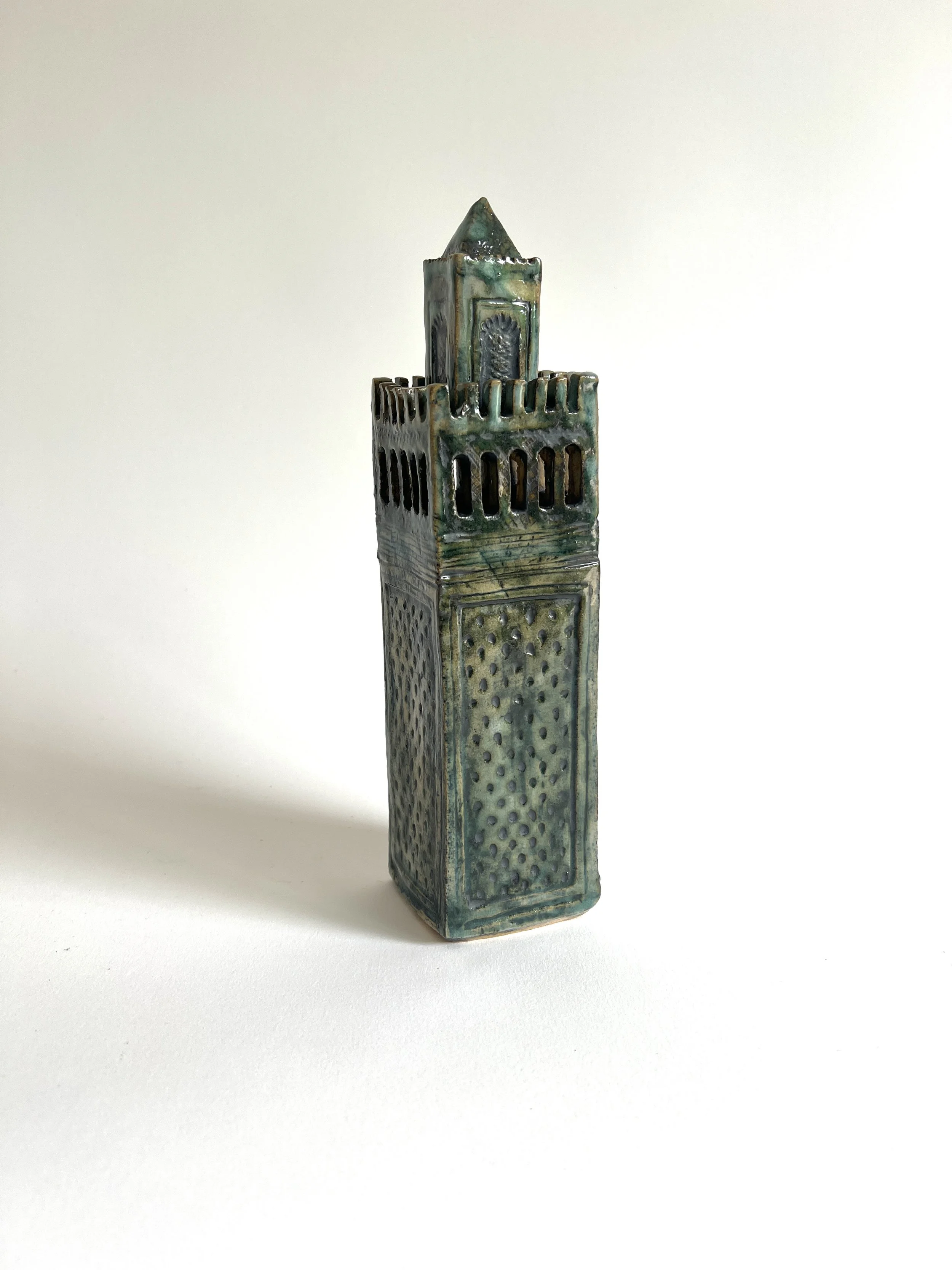 Minaret | Slab built | Stoneware | 6x6x27cm | £175