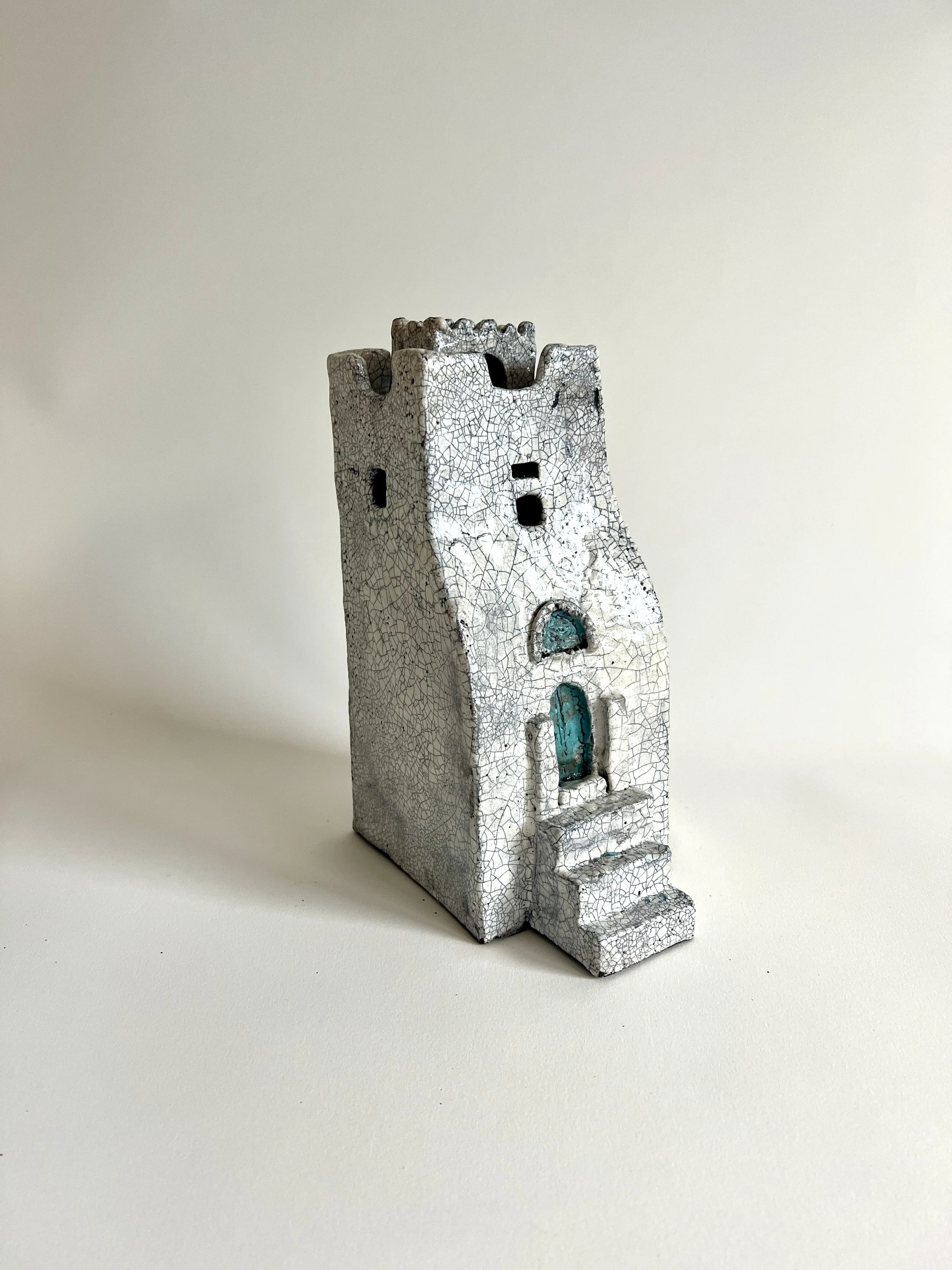 A sacred place  |  Raku fired  |  11x15x26cm  |  £275
