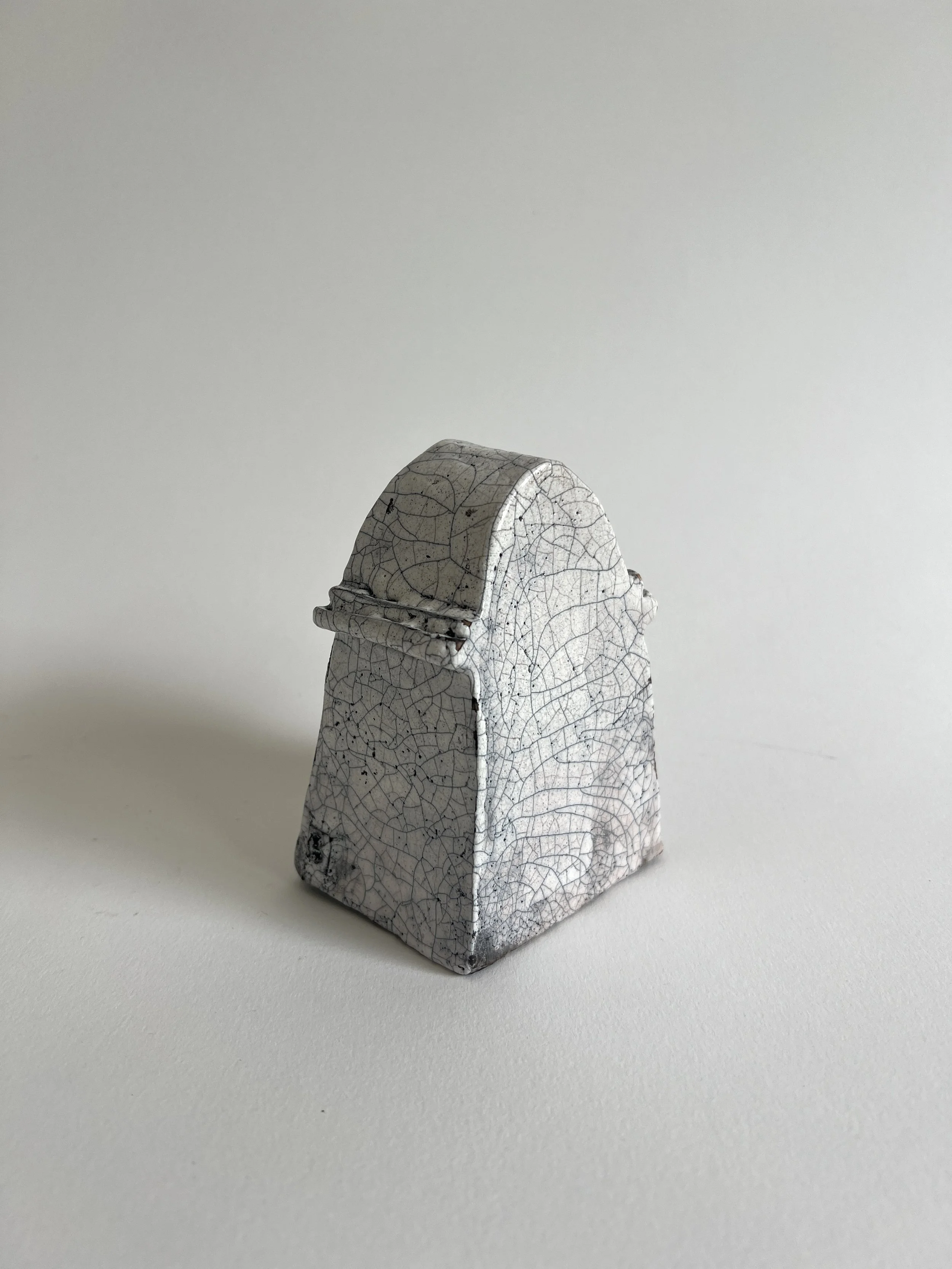 Kairouan gravestone | Raku | 7x7x11cm | £70