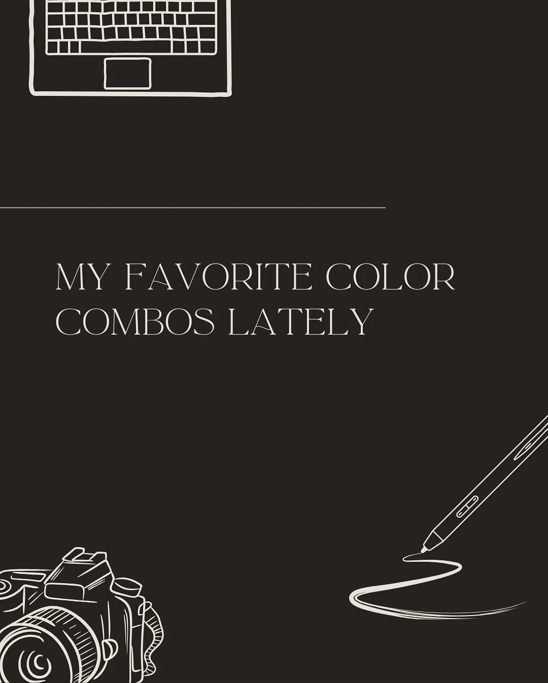 Color combos I&rsquo;ve been loving lately! What is your favorite combo?