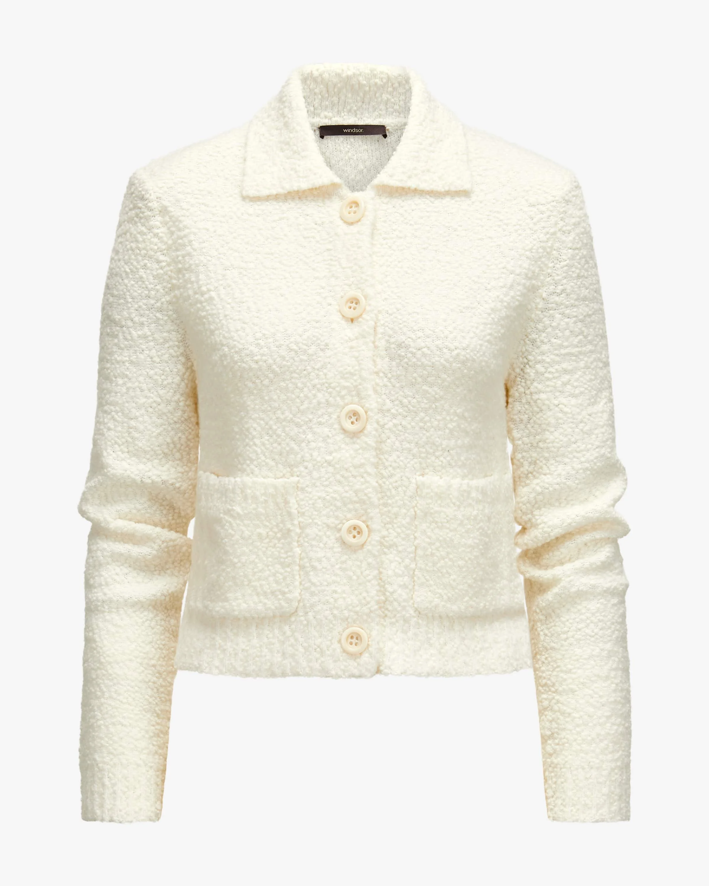 WINDSOR | Bouclé-Strickjacke