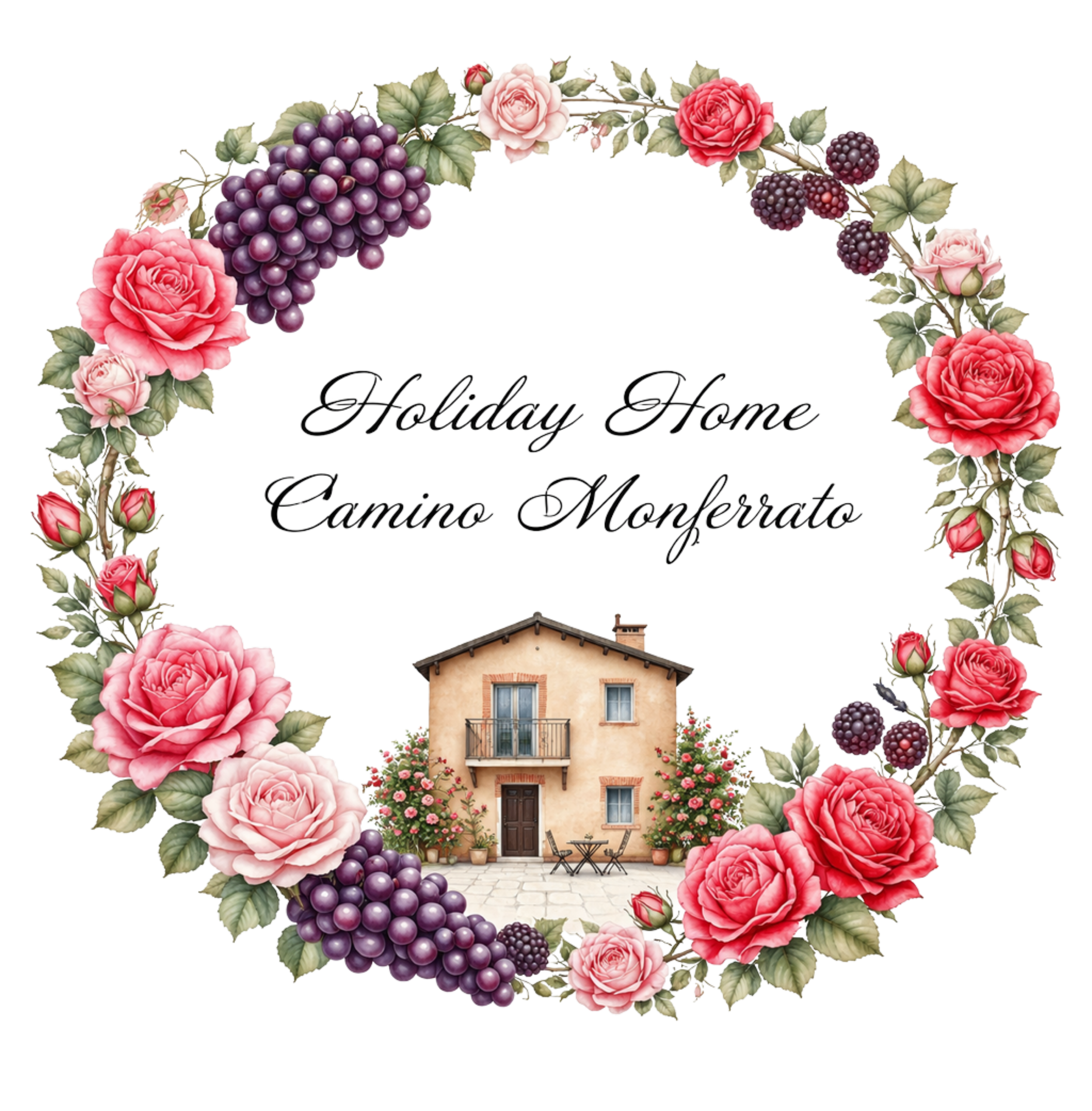 logo 'Holiday Home Camino Monferrato'.