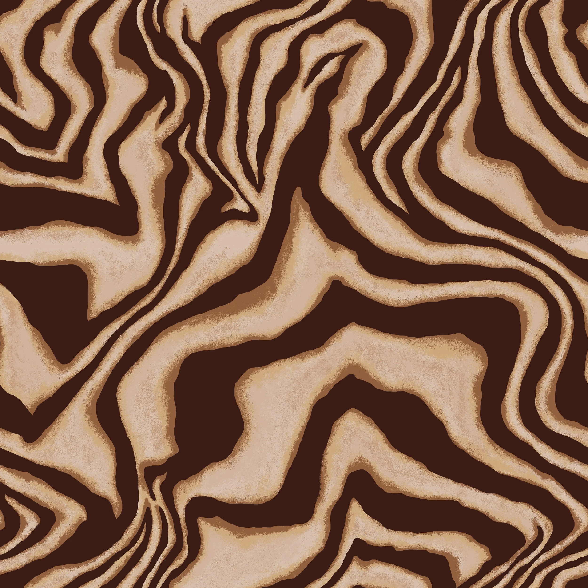 A close-up of a zebra's black and white striped fur pattern.