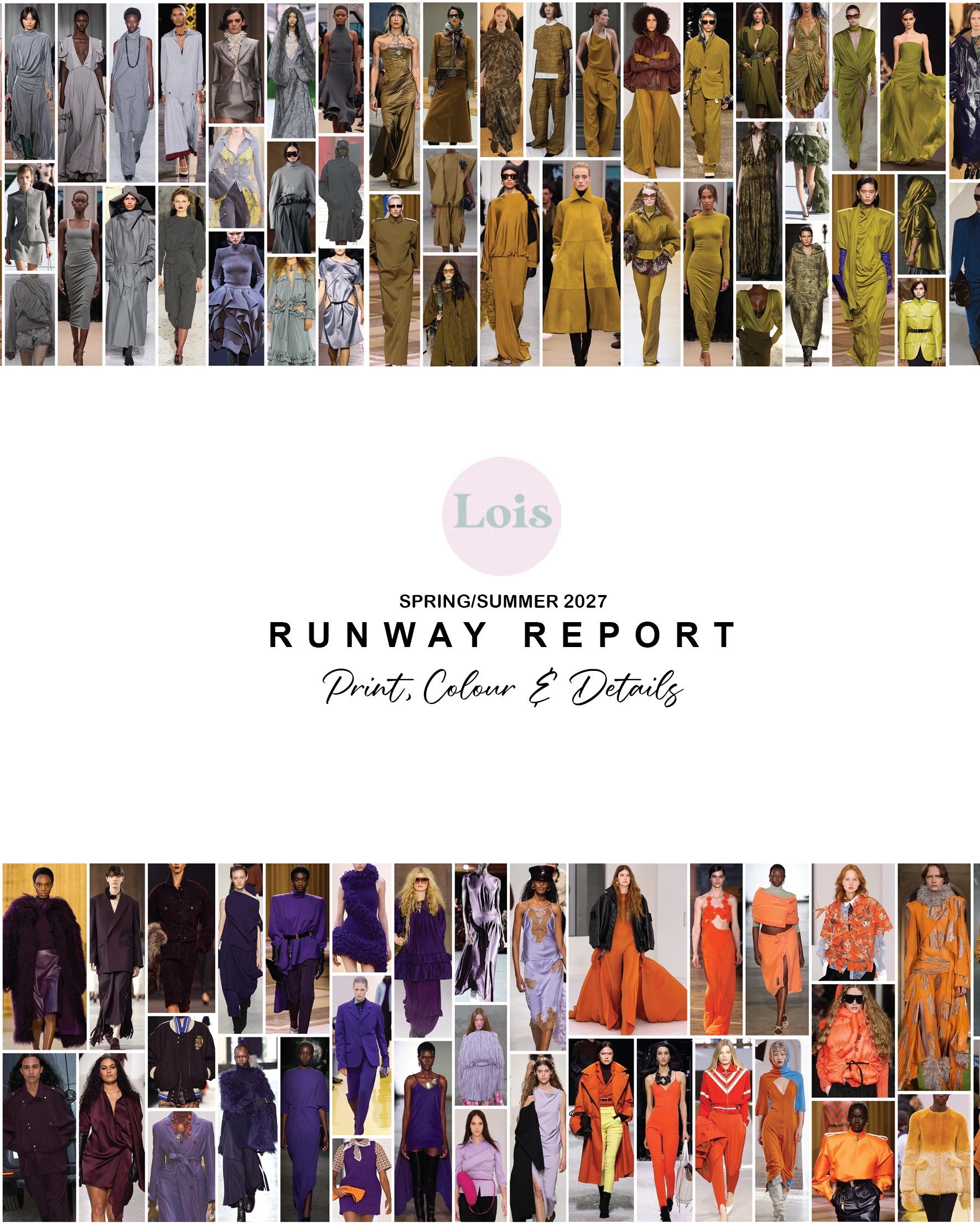 PRE-ORDER SS27 Runway report - Print, Colour & Details