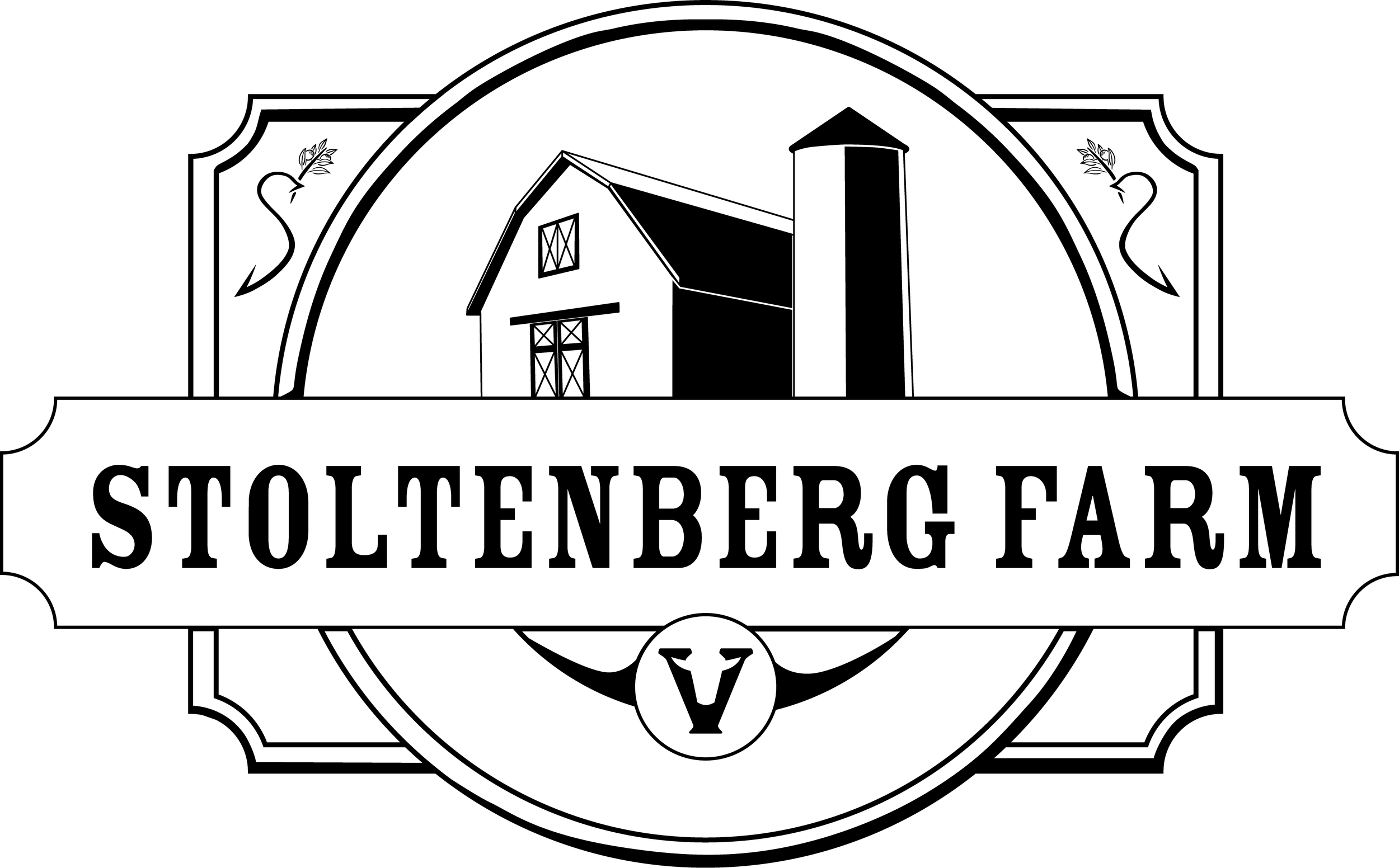 Stoltenberg Farms Logo BnW.png