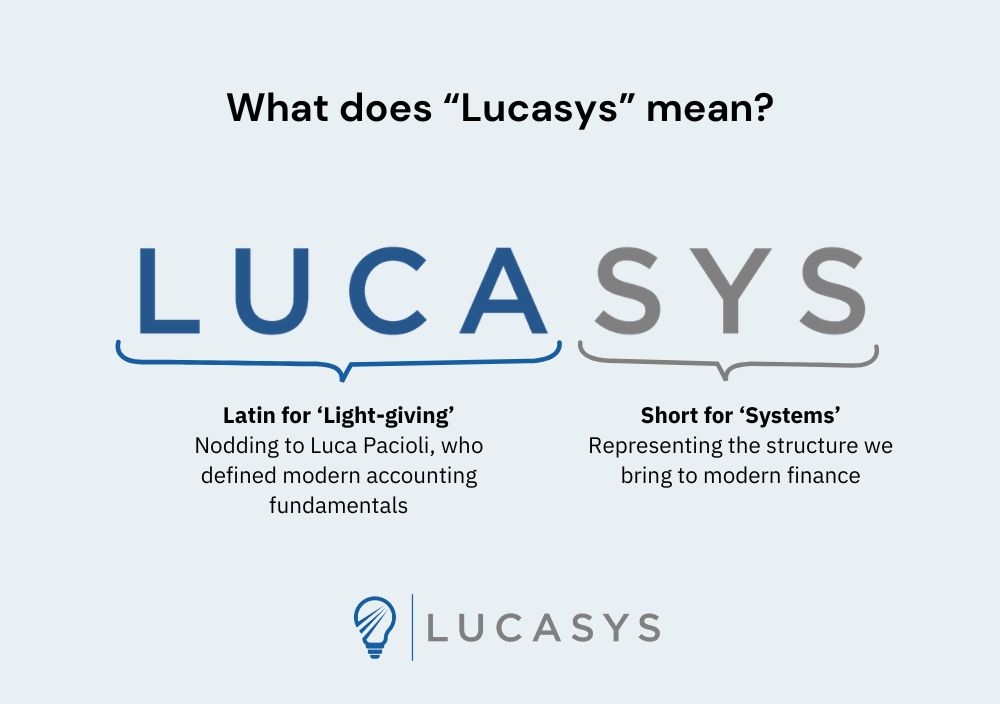 What does “Lucasys” mean?