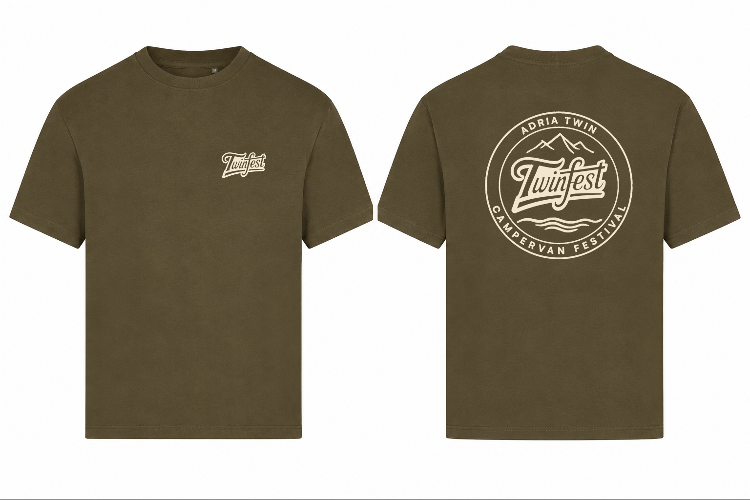 Khaki - Creme T Shirt.png
